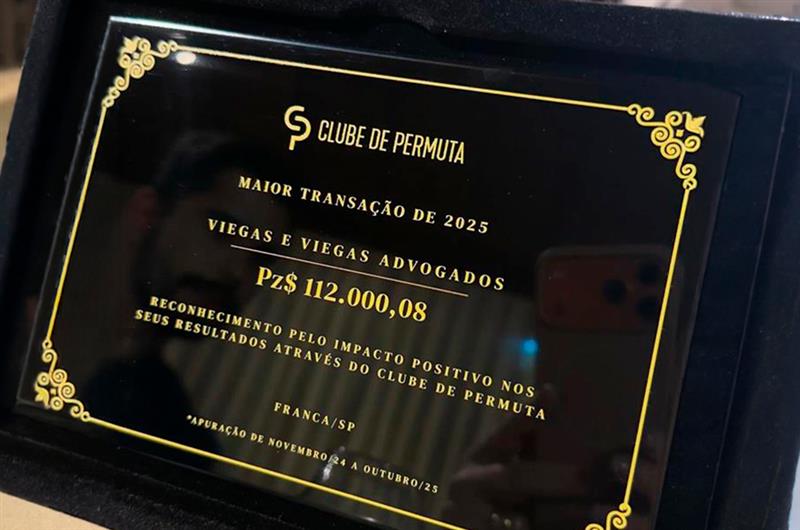 Reconhecimento positivo do escritório Viegas e Viegas